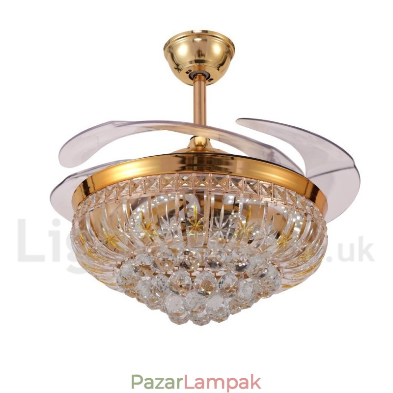 42"-es európai stílusú, modern, kortárs mennyezeti ventilátor