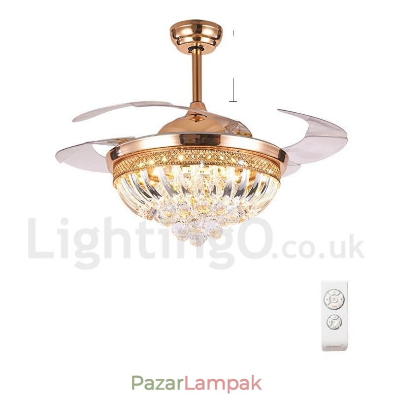 42"-es európai stílusú modern, kortárs mennyezeti ventilátor