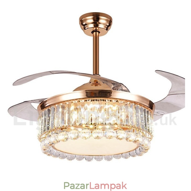 42"-es európai stílusú, modern, kortárs mennyezeti ventilátor