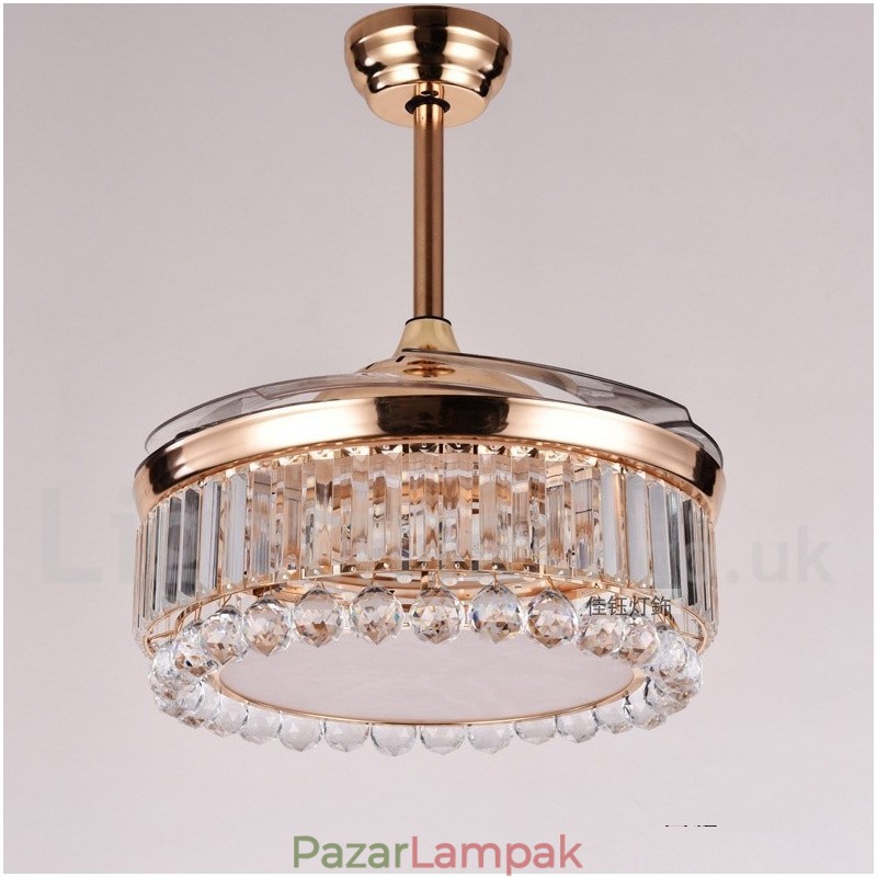 42"-es európai stílusú, modern, kortárs mennyezeti ventilátor