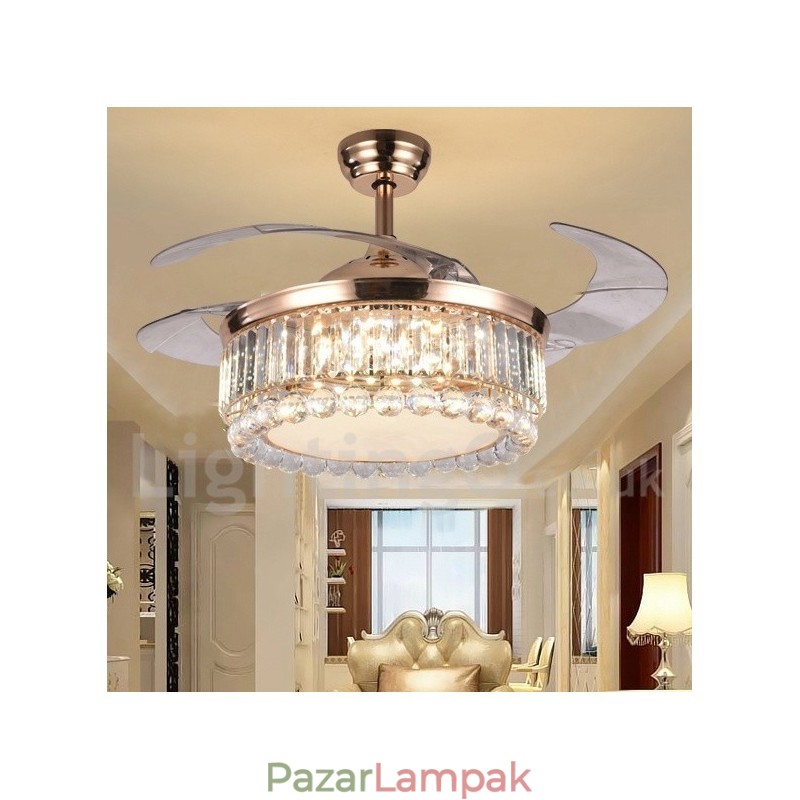 42"-es európai stílusú, modern, kortárs mennyezeti ventilátor