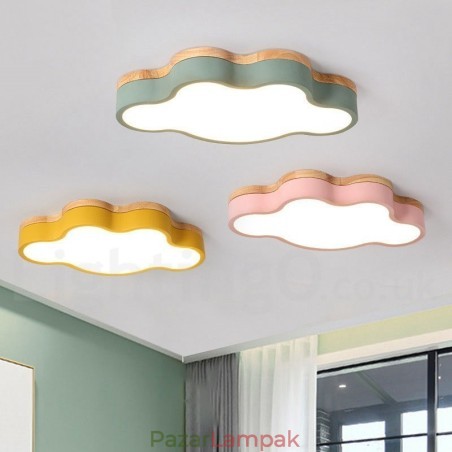Macaron többszínű modern kortárs acél süllyesztett fa mennyezeti lámpa Macaron többszínű modern kortárs acél süllyesztett fa mennyezeti lámpa
