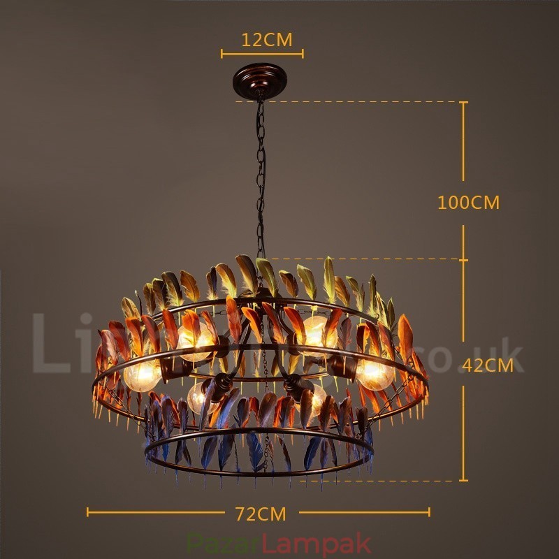 Retro Lighting Store Függesztett csillárlámpa