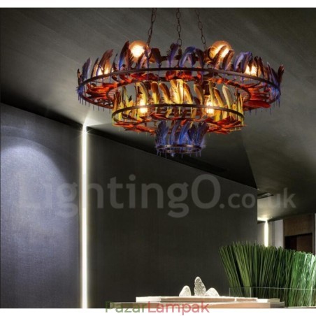 Retro Steel Lighting Store Függesztett csillárlámpa Retro Steel Lighting Store Függesztett csillárlámpa