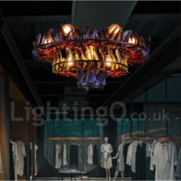 Retro Steel Lighting Store Függesztett csillárlámpa