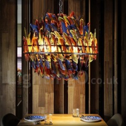 Retro Steel Lighting Store Függesztett csillárlámpa