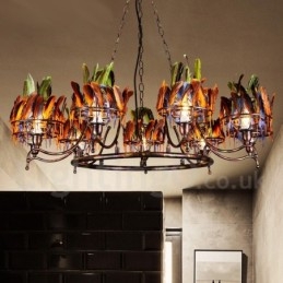 Retro Steel Lighting Store Függesztett csillárlámpa