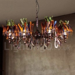 Retro Steel Lighting Store Függesztett csillárlámpa