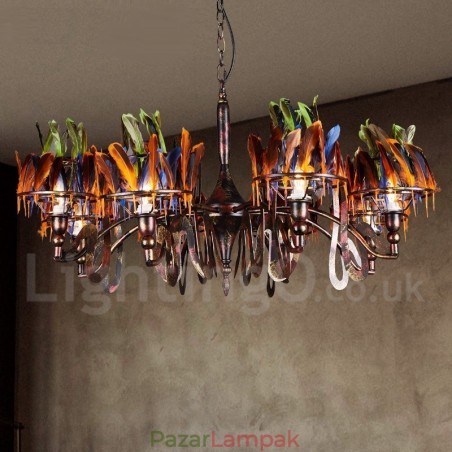 Retro Steel Lighting Store Függesztett csillárlámpa Retro Steel Lighting Store Függesztett csillárlámpa
