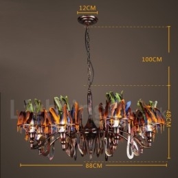 Retro Steel Lighting Store Függesztett csillárlámpa