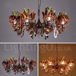 Retro Steel Lighting Store Függesztett csillárlámpa
