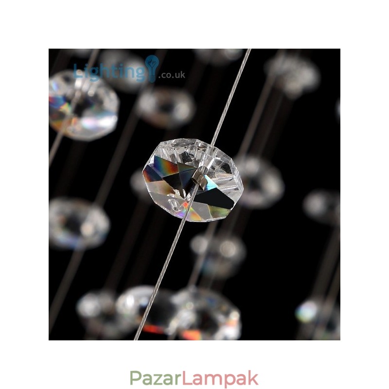 Crystal Chandelier Modern Bird Nest luxus duplex mennyezeti lámpa