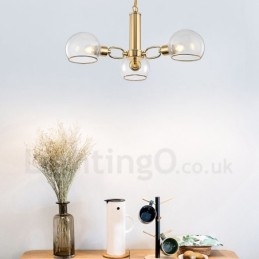 3 Lights Nordic Posztmodern Kreatív Üveg Magic Bean csillár