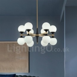 Nordic 12 Bulb Lighting Csillár Lights Magic Bean Lamp Kreatív lámpák