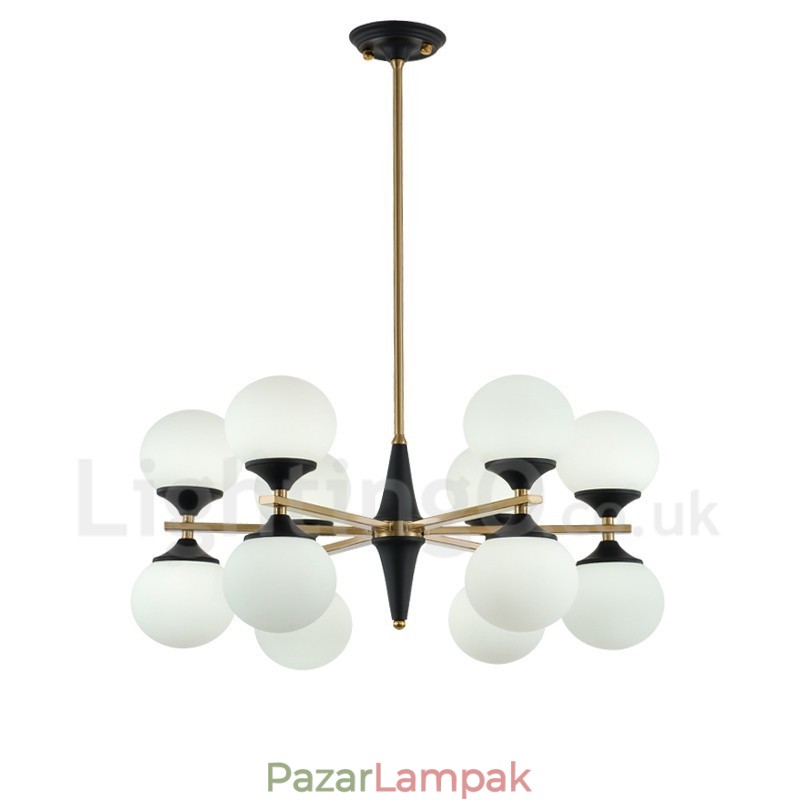 Nordic 12 Bulb Lighting Csillár Lights Magic Bean Lamp Kreatív lámpák