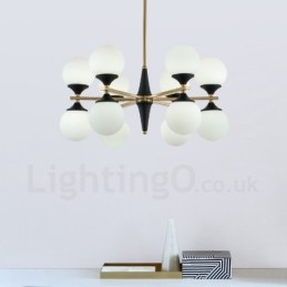 Nordic 12 Bulb Lighting Csillár Lights Magic Bean Lamp Kreatív lámpák