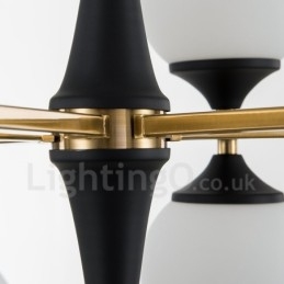 Nordic 12 Bulb Lighting Csillár Lights Magic Bean Lamp Kreatív lámpák