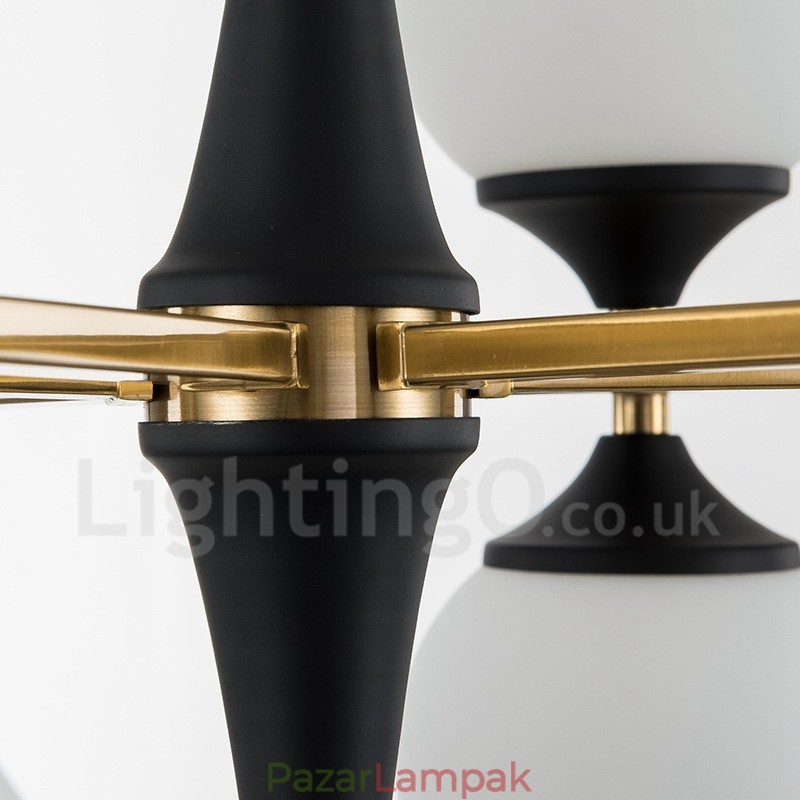 Nordic 12 Bulb Lighting Csillár Lights Magic Bean Lamp Kreatív lámpák