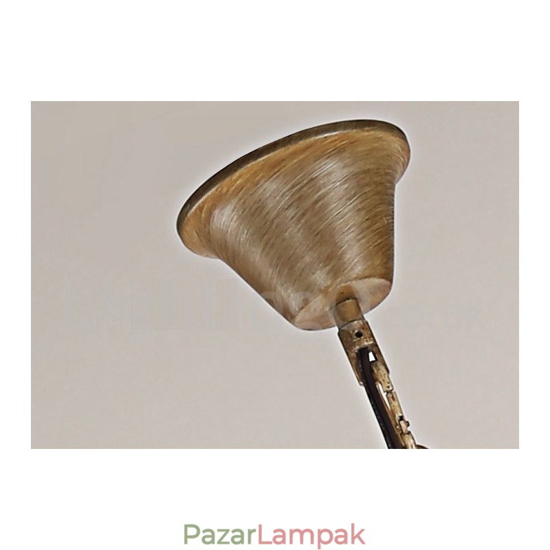 8 Világos rusztikus művészi retro agancs vintage gyertyacsillár