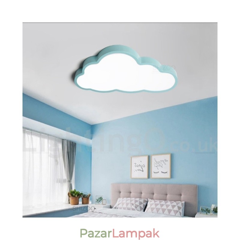 Ultra vékony felhőkkel szabályozható, modern, modern skandináv stílusú, süllyesztett mennyezeti lámpák akril ernyővel, távirányítóval fali lámpaként is használhatók