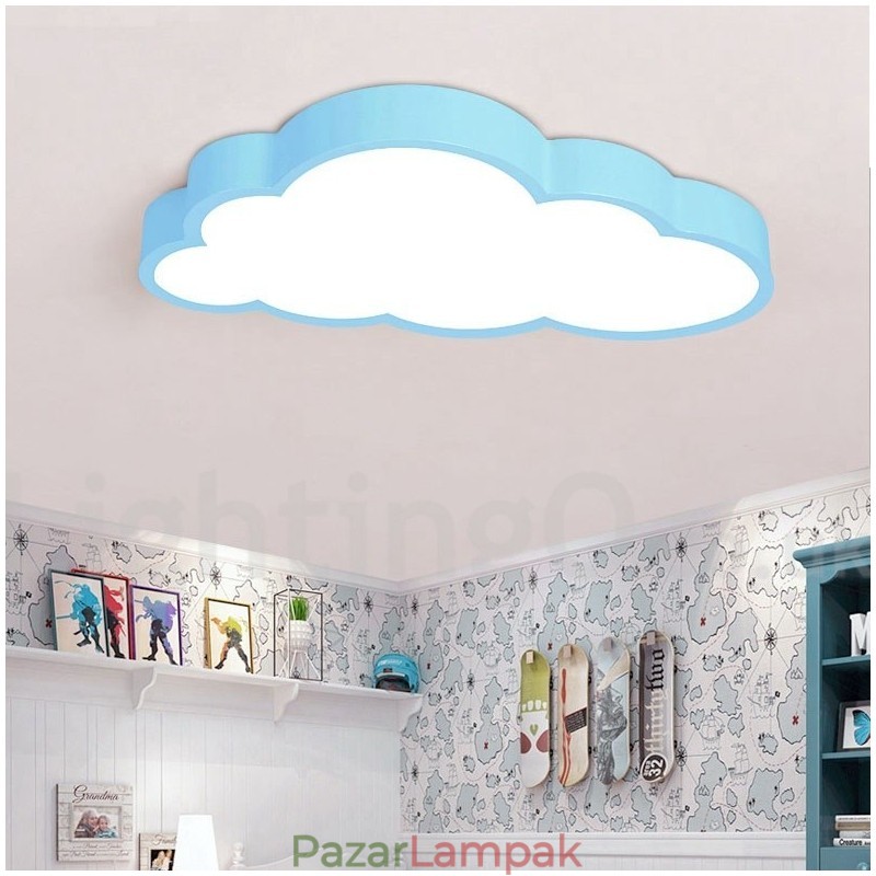 Ultra vékony felhőkkel szabályozható, modern, modern skandináv stílusú, süllyesztett mennyezeti lámpák akril ernyővel, távirányítóval fali lámpaként is használhatók