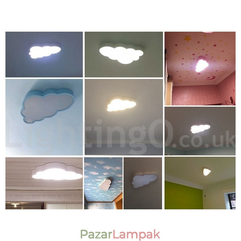 Ultra vékony felhőkkel szabályozható, modern, modern skandináv stílusú, süllyesztett mennyezeti lámpák akril ernyővel, távirányítóval fali lámpaként is használhatók