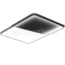 Modern, minimalista ultravékony, 5 cm-es alumínium téglalap süllyesztett mennyezeti lámpák