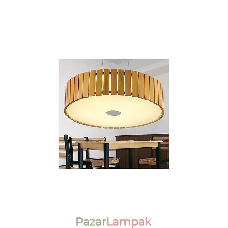 Csillár mini stílusú lámpás fa bambusz