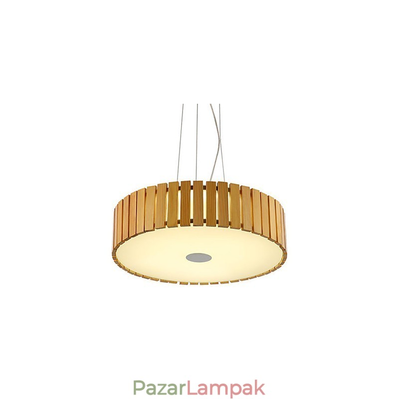 Csillár mini stílusú lámpás fa bambusz