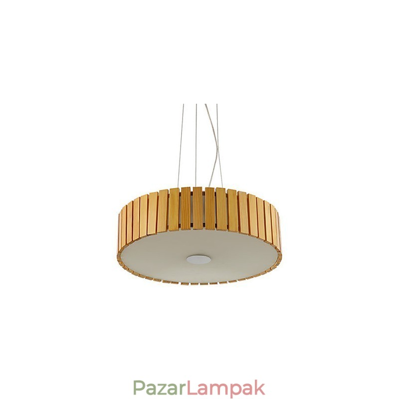 Csillár mini stílusú lámpás fa bambusz
