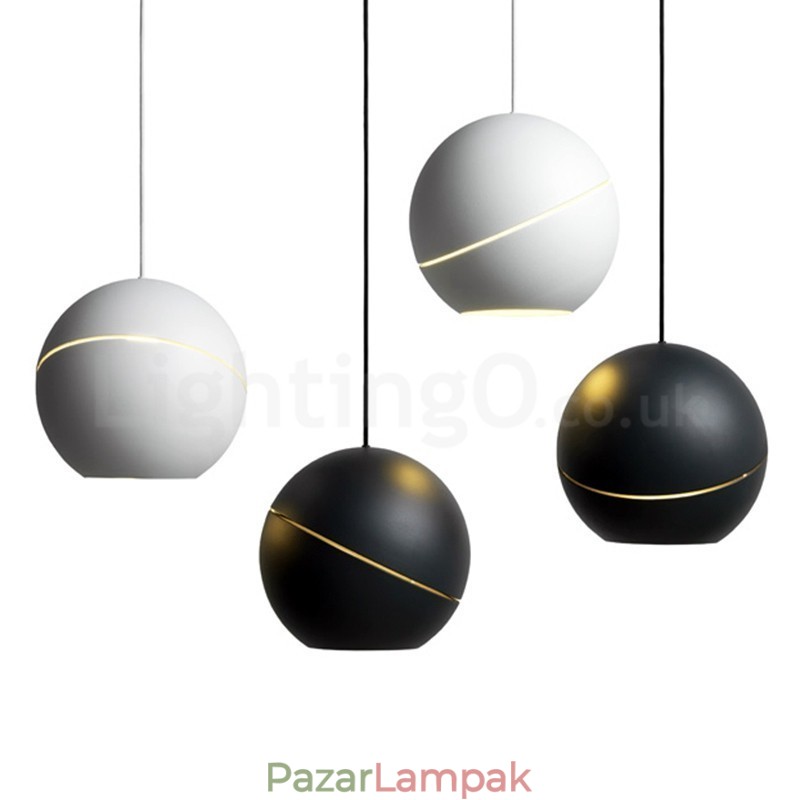 Modern gömb alakú éjjeli függőlámpa függeszték