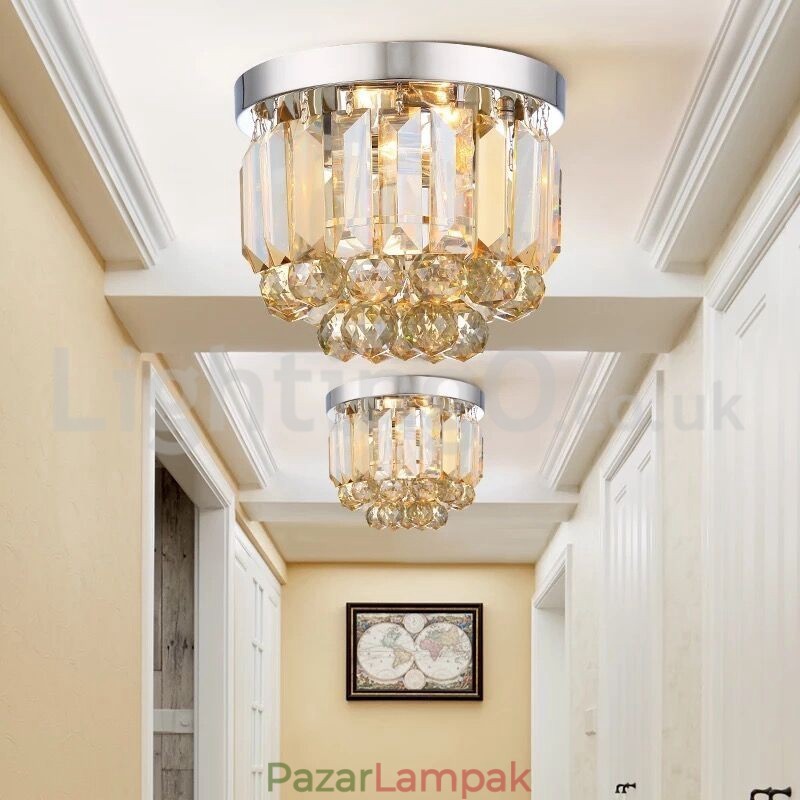 Modern Crystal süllyesztett mennyezeti lámpák