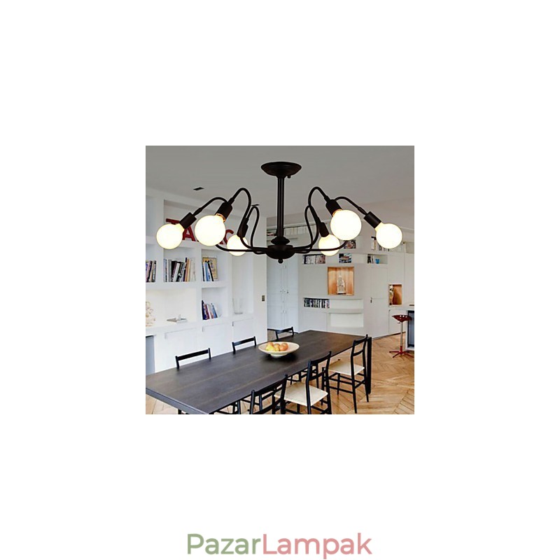 Loft amerikai vintage mennyezeti lámpa divatos lámpák lámpák vas mennyezeti lámpa