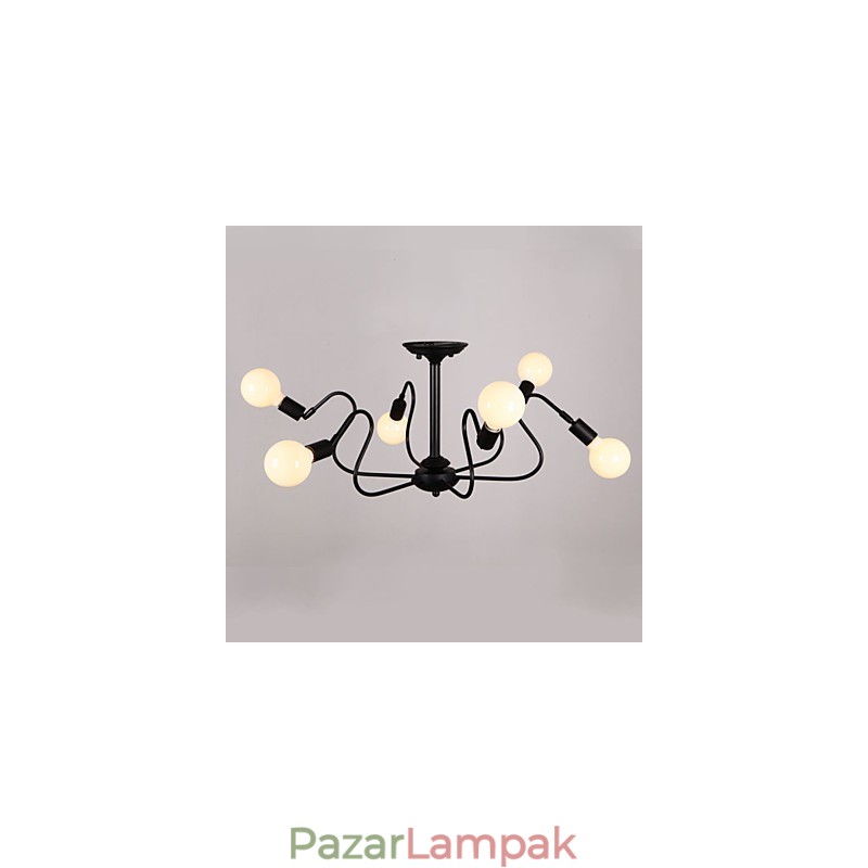 Loft amerikai vintage mennyezeti lámpa divatos lámpák lámpák vas mennyezeti lámpa