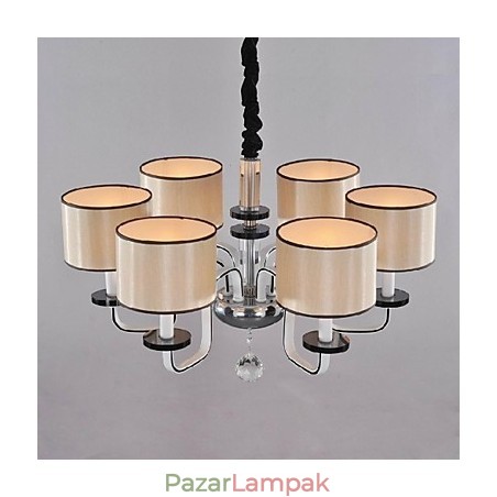 Modern modern kristály króm fém csillár Modern modern kristály króm fém csillár