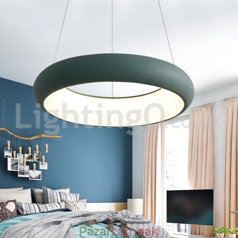 Modern, kerek függőlámpa