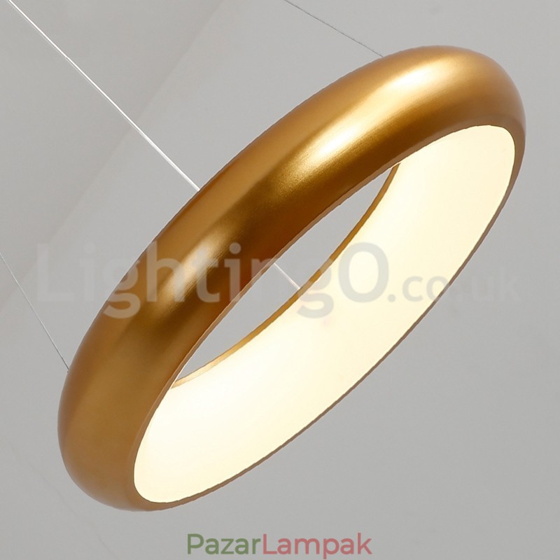 Modern, kerek függőlámpa