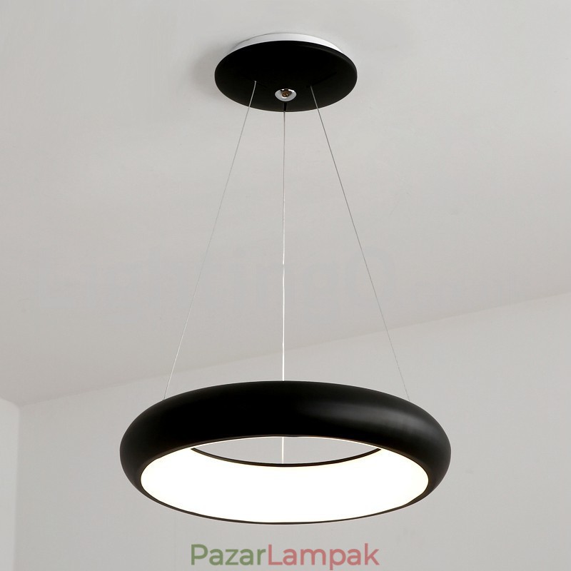 Modern, kerek függőlámpa