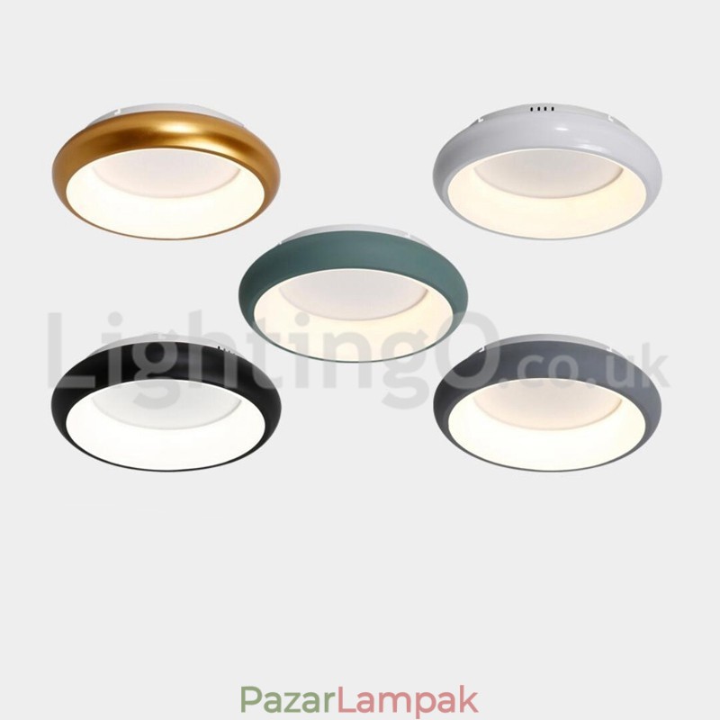Modern, kerek, süllyesztett mennyezeti lámpák