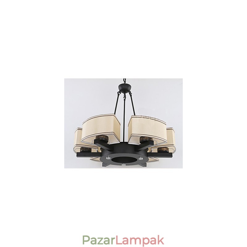 A kínai stílusú csillár vas-réz utánzatú léglámpák