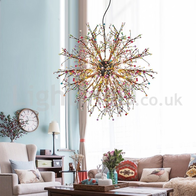 Nordic Dandelion Chandelier Színes csillár