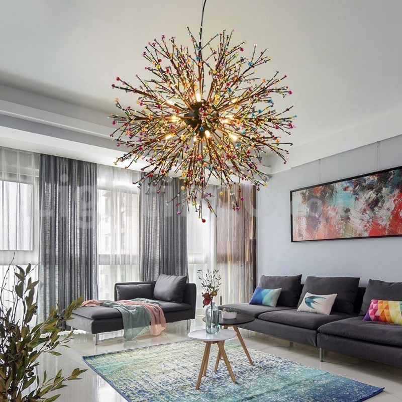 Nordic Dandelion Chandelier Színes csillár