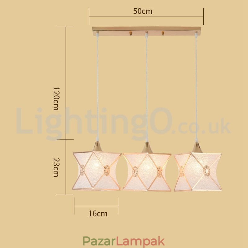 Alacsony ár Modern 1 Light 3 Lights Függeszték
