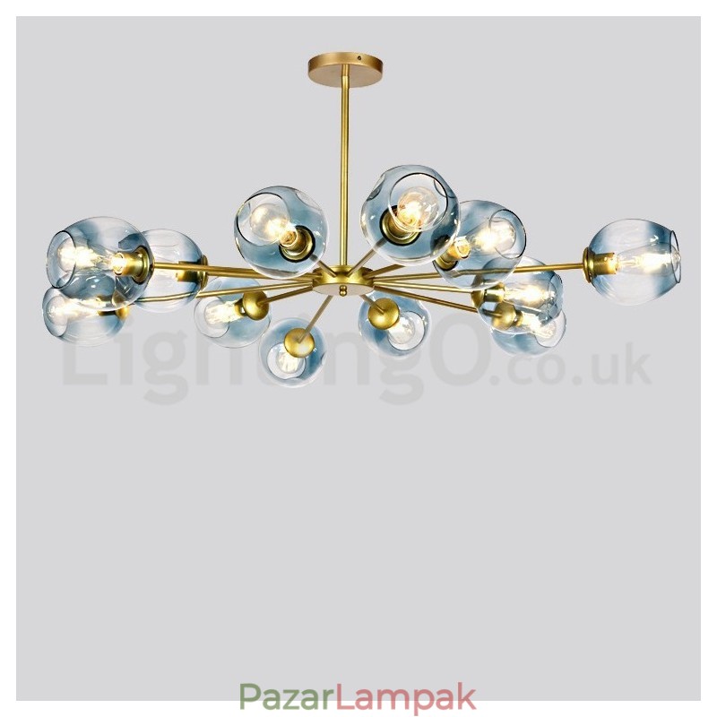 Északi posztmodern molekuláris csillár Magic Bean Chandelier Cafe