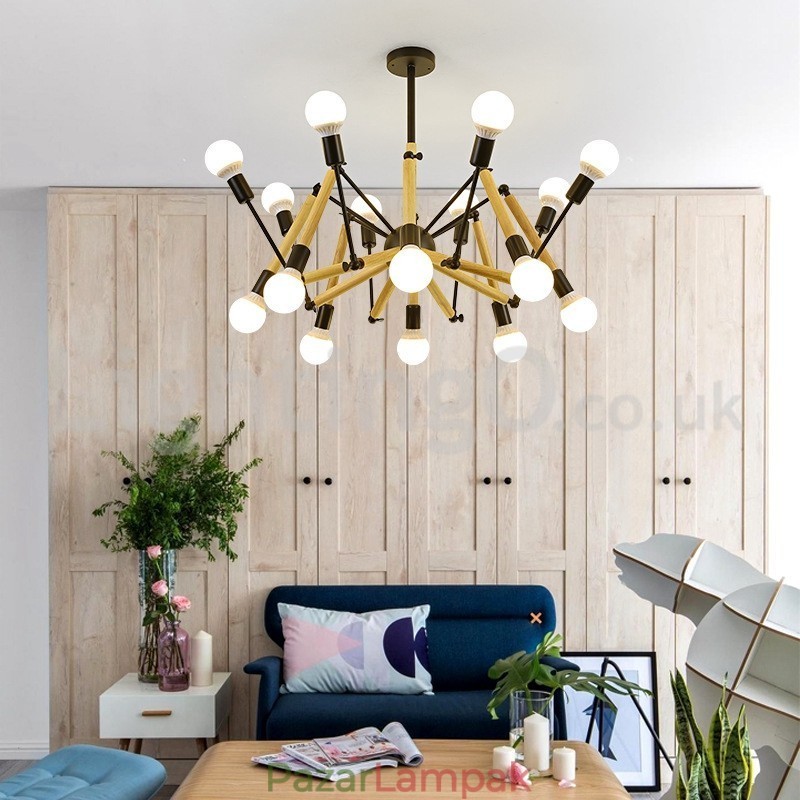 Posztmodern Spider Chandelier Ruhabolt Bolt