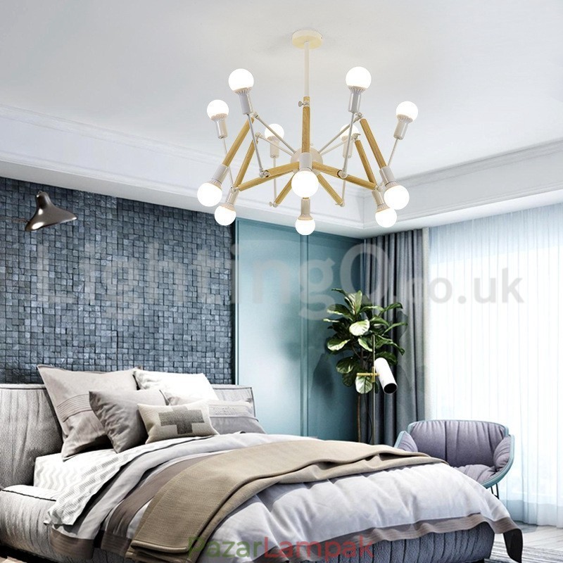 Posztmodern Spider Chandelier Ruhabolt Bolt