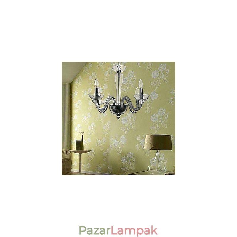 4 fénykristály függőlámpa gyertyalámpa izzójában