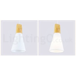 Fa Modern 1 Light 3 Lights függeszték szövet ernyővel