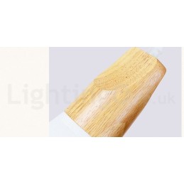 Fa Modern 1 Light 3 Lights függeszték szövet ernyővel