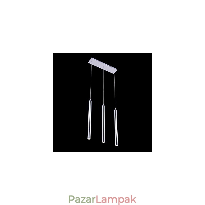 Csillár Modern kortárs fém 3 fényű függőlámpa
